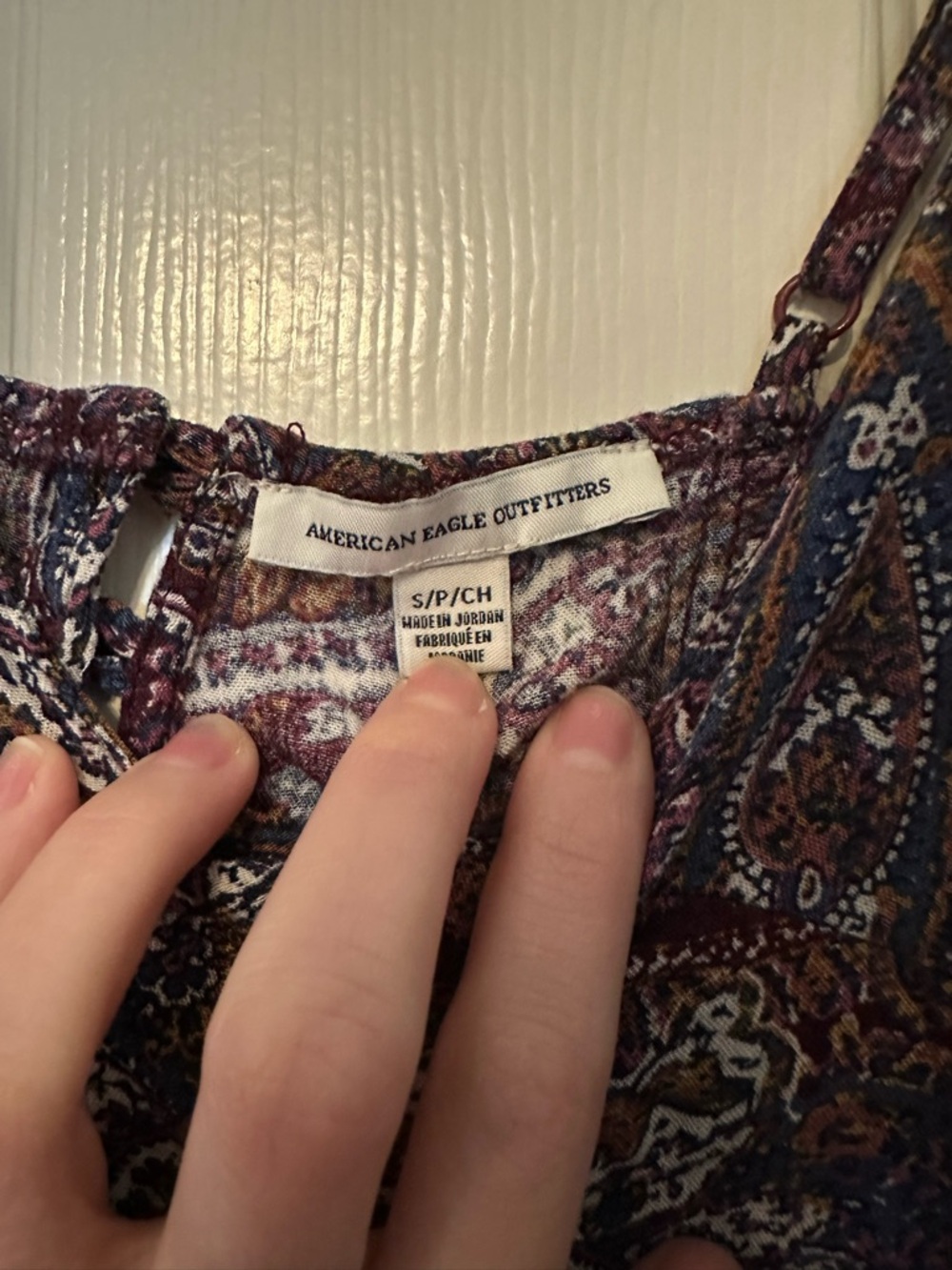 American Eagle Outfitters Paisley Spaghetti-Strap Sundress - Picture 3 of 4